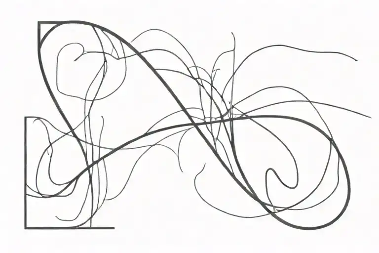 It's just turbulent tattoo design idea