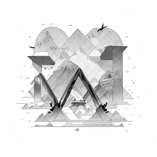 dad memorial who loves traveling  tattoo design idea