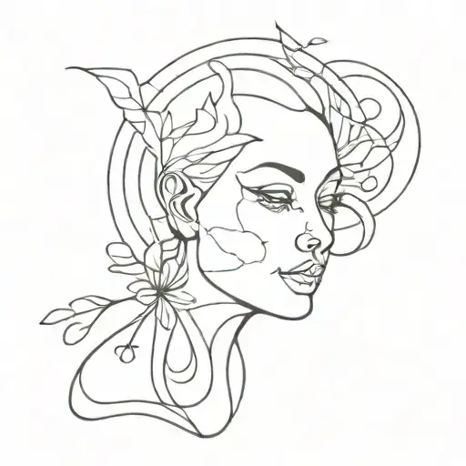 Art that encapsulates a visual for "Know thyself" which captures in knowing who you are, you soul and your potential tattoo design idea