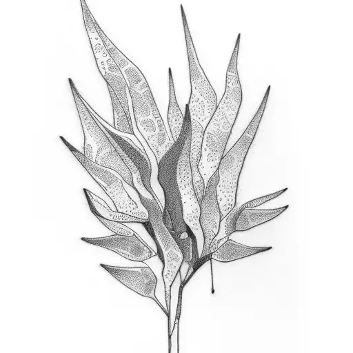 strelitzia tattoo design idea