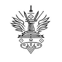 bohemian arrow tattoo design idea