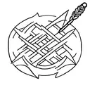 bohemian arrow tattoo design idea