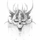 kill your demons  tattoo design idea