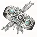 morse code bracelet style tattoo tattoo design idea