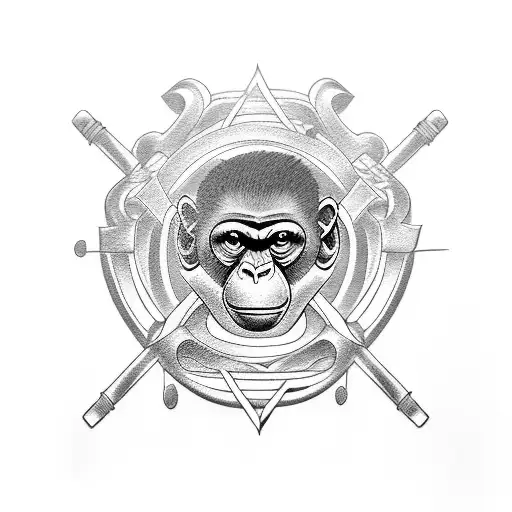 crossed monkey wrenches memorial tattoo tattoo design idea