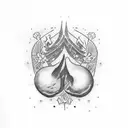 secret love tattoo design idea