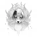 secret love tattoo design idea