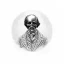 edgar poe poem tattoo design idea