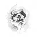 edgar poe poem tattoo design idea