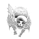 edgar poe poem tattoo design idea