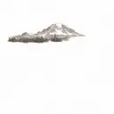 mount rainier tattoo design idea