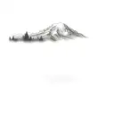 mount rainier tattoo design idea