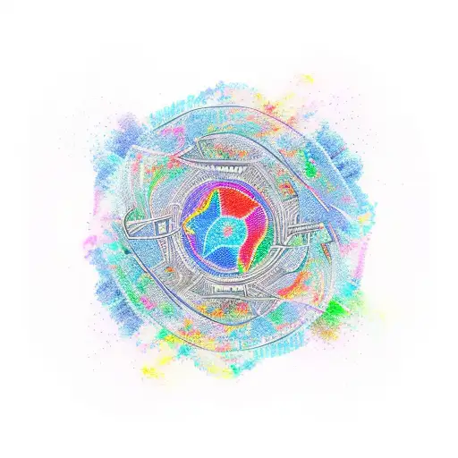 knowledge freedom path tattoo design idea