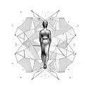 knowledge freedom woman tattoo design idea