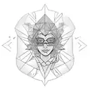 knowledge freedom woman tattoo design idea