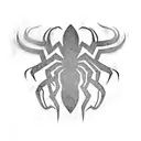 Venom Symbol from Spiderman 2 game tattoo design idea