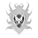 Venom Symbol from Spiderman 2 game tattoo design idea