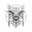 "Seeking a tattoo inspired by Latvian pagan symbols like the Thunder Cross, Jumis, and more, merged with three Latvian s tattoo design idea