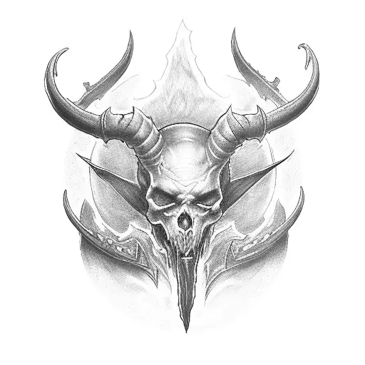 diablo 4 Lilith  tattoo design idea