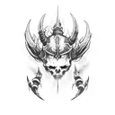 diablo 4 Lilith  tattoo design idea