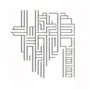 Bar code tattoo design idea