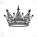 Queen's Crown tattoo design idea