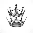 Queen's Crown tattoo design idea