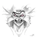 trevo de 5 folhas com estigma do alucard de hellsing tattoo design idea