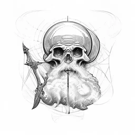 st Christopher  tattoo design idea