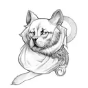 st Christopher  tattoo design idea