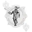 st Christopher  tattoo design idea