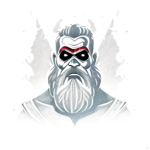 battle dwarf tattoo design idea