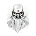 battle dwarf tattoo design idea