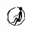 seducing man tattoo design idea