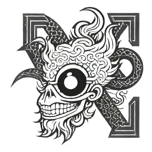 doflamingo symbol tattoo design inspired tattoo design idea