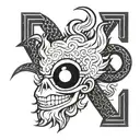 doflamingo symbol tattoo design inspired tattoo design idea