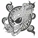 doflamingo symbol tattoo design inspired tattoo design idea