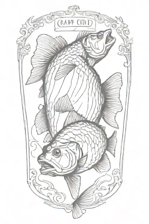 CAPE COD, STRIPER BASS  tattoo design idea