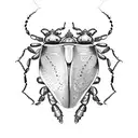 beetle tattoo design idea