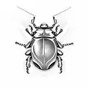 beetle tattoo design idea