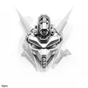 A detailed david martinez from cyberpunk edgerunners tattoo design idea