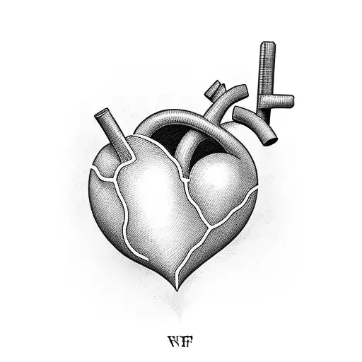 Heart made of words forever my favorite what if tattoo design idea