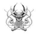 viking braid pattern tattoo design idea
