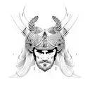viking braid pattern tattoo design idea