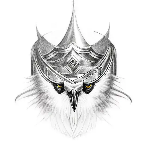 odin,2 ravens tattoo design idea