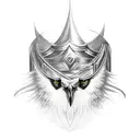 odin,2 ravens tattoo design idea