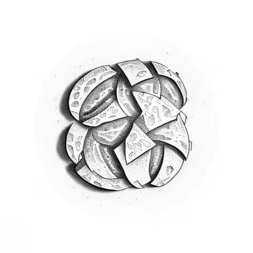 bread tattoo design idea