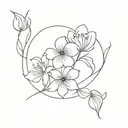  Bouquetof the leo virgo Aquarius taurus flowers  tattoo design idea