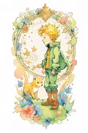 the little Prince tattoo design idea