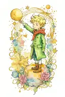 the little Prince tattoo design idea